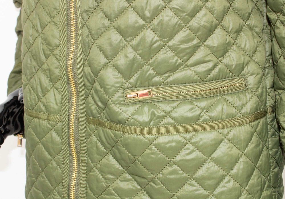 Day Birger et Mikkelsen дамско яке quilted зелено за есенно време 38 М