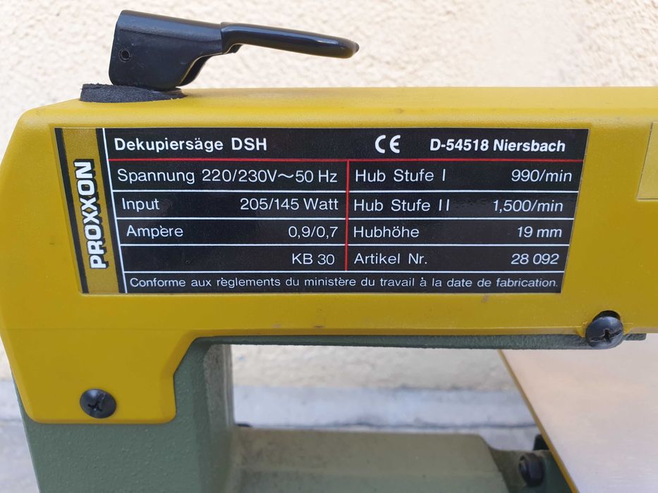 Traforaj electric cu doua viteze, Proxxon