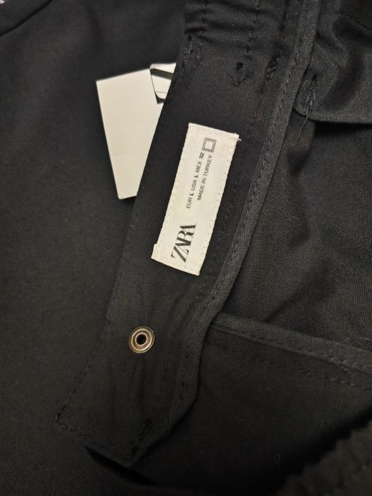 Черен нов мъжки панталон Zara,размер L