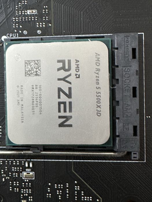 Ryzen 5 5500x3d процессор АМ4 L3 кэш 96мб