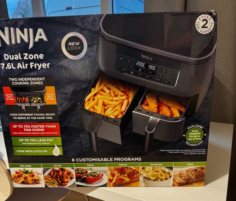 Air fryer ninja на 2 отделения