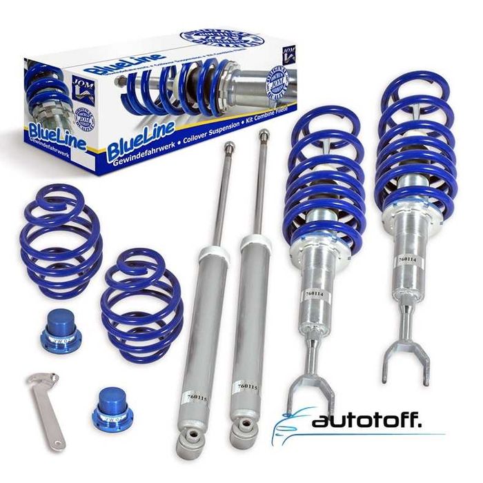 Suspensie sport reglabila Blueline Audi A6 4B (97-04) JOM BlueLine