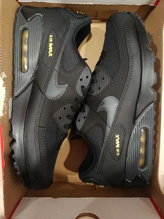 Nike - Air Max 90 "Black" №41,№45,№46 Оригинал Код 593
