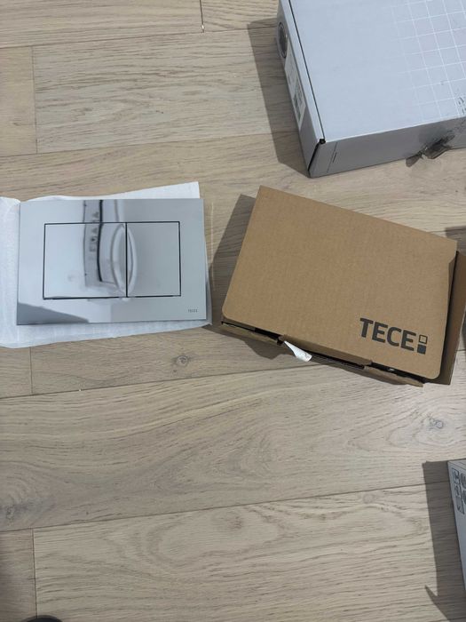 Clapete actionare wc tece argintii