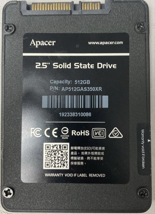 Продаю ssd жёсткий диск apacer