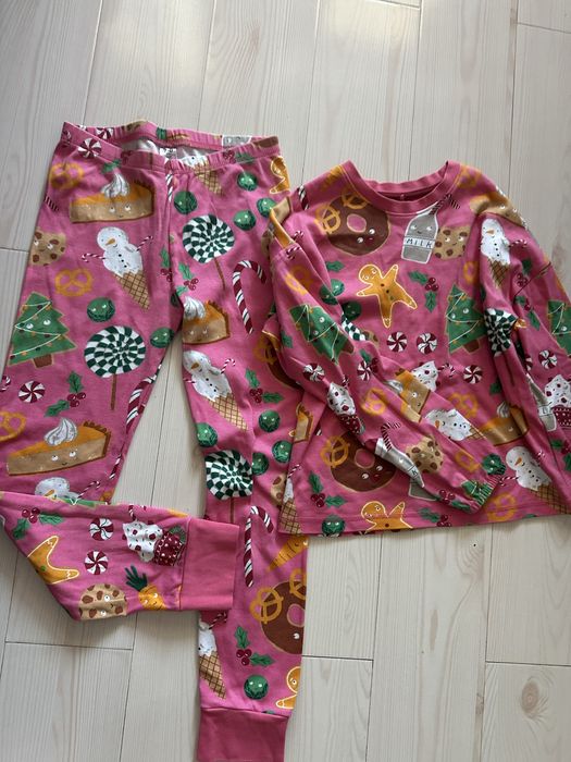 Pijama bumbac fete 7-8 ani