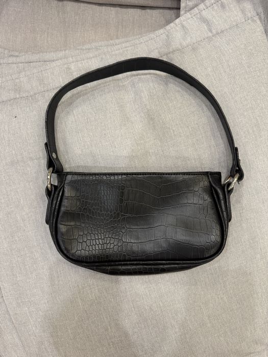 Чанта синя и черна