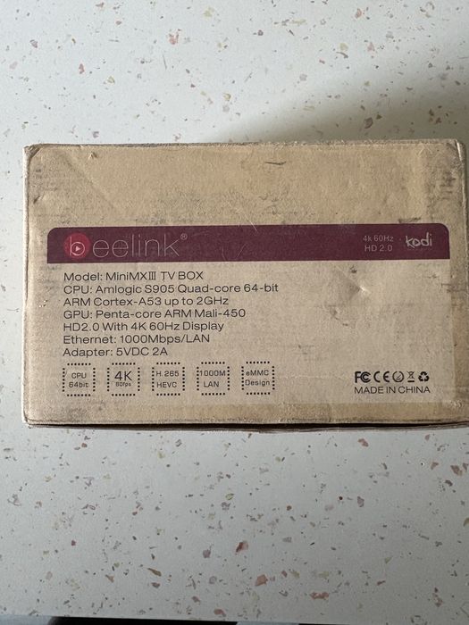 Smart TV Box BeeLink Mini MX 3, Android, 16GB, 2GB Ram, Quad Core