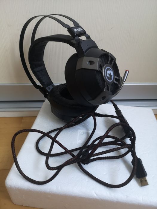 Casti Marvo HG9015G Microfon RGB, Gaming, USB 2.0, Sunet Virtual