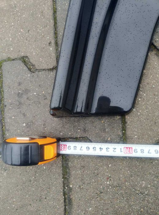 Преден лип спойлер универсален 3 части ЧЕРЕН – нож за броня, тунинг