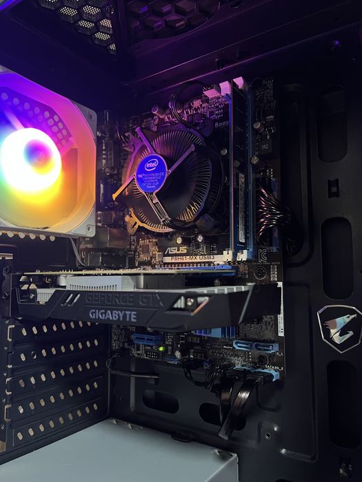 Геймърски компютър - GTX 1650 / i5 3470 / 8GB RAM / 128GB SSD / 500GB HDD