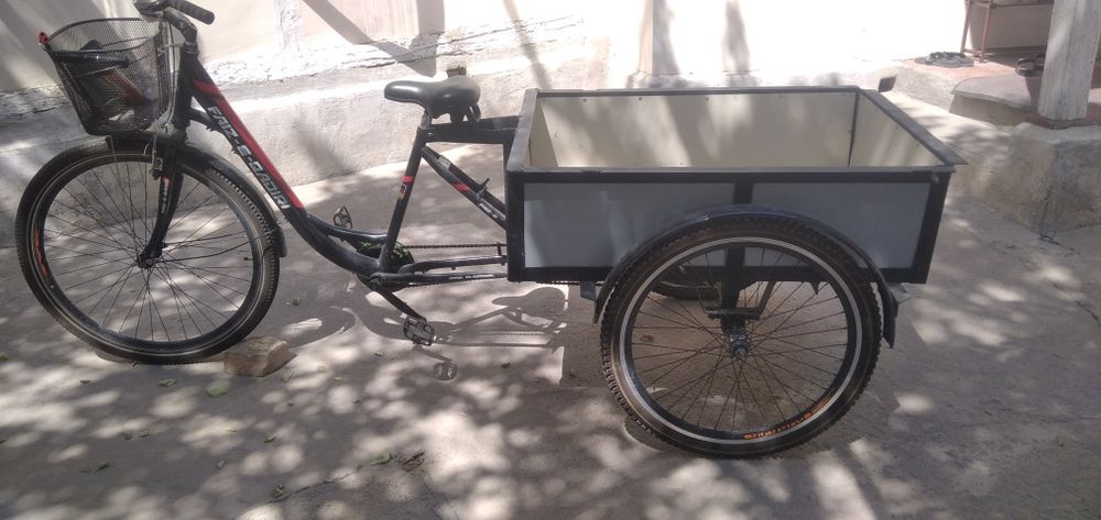 Трёх колесный грузовой велосипед для малого бизнеса