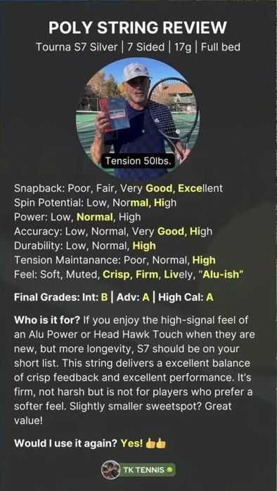 Рулон Tourna Silver 7 Tour (1.25)