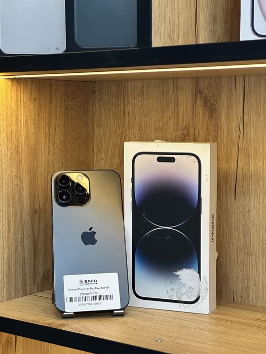 айфон 14 про макс черны 77%