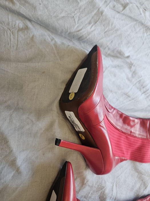 Cizme din piele fendi