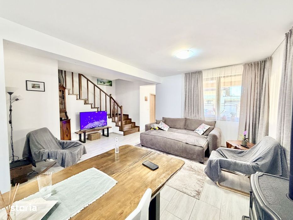 Duplex cu 4 camere complet mobilat - Cartier Europa - Mosnita Noua