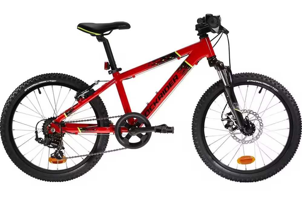 Bicicletă MTB Rockrider ST900 20" Roșu Copii 6-9 ani - ROCKRIDER