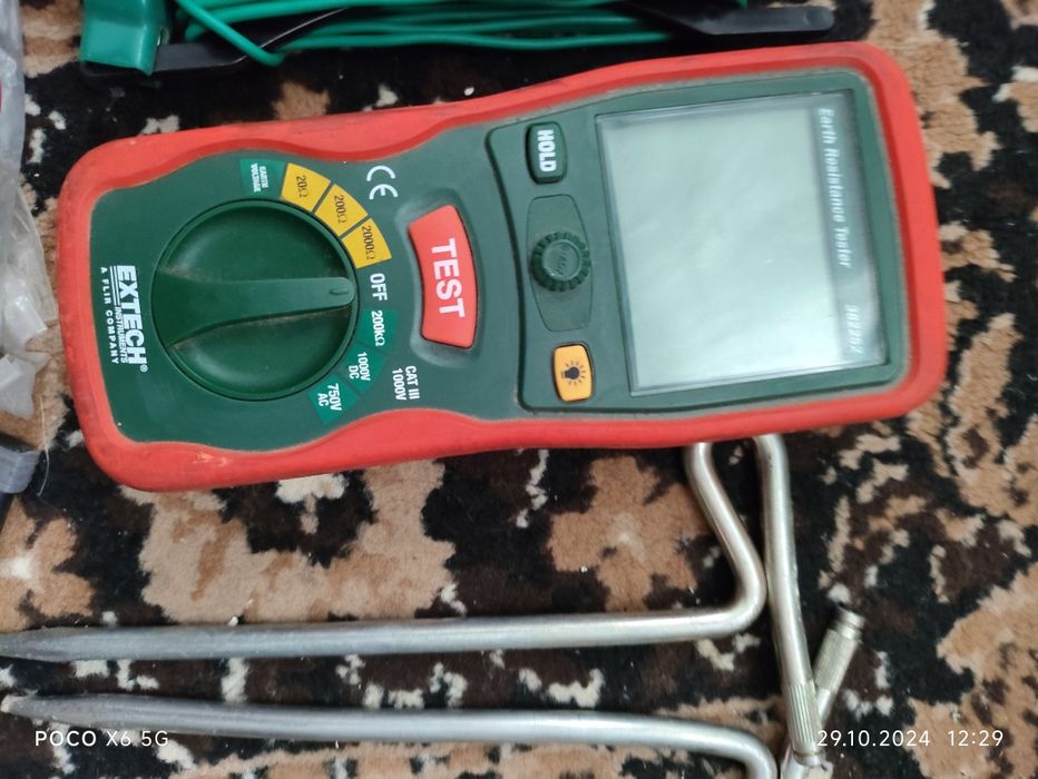 Измеритель сопротивления заземления EXTECH
