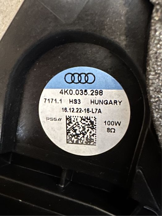 Sistem Bang Olufsen Audi A6 C8, A7 4K