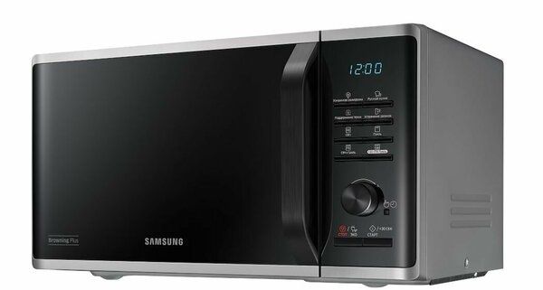 Микроволновая печь Samsung MG23K3515AS 23л. 800Вт серебристый/черный