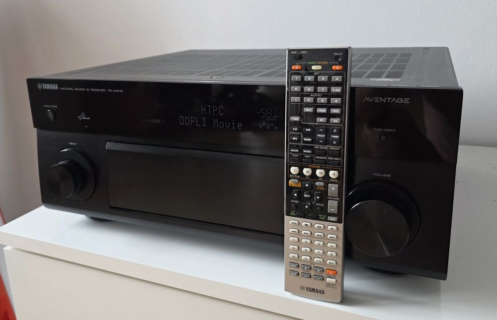 Statie /Receiver  Sistem sunet premium YAMAHA RX A1010 - 110W, 7.2 ch
