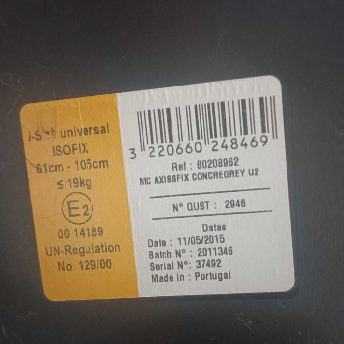 Детско столче за кола Maxi-Cosi AxissFix, ISOFIX, 360°