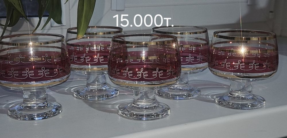 Фужеры,рюмки,бокалы хрусталь