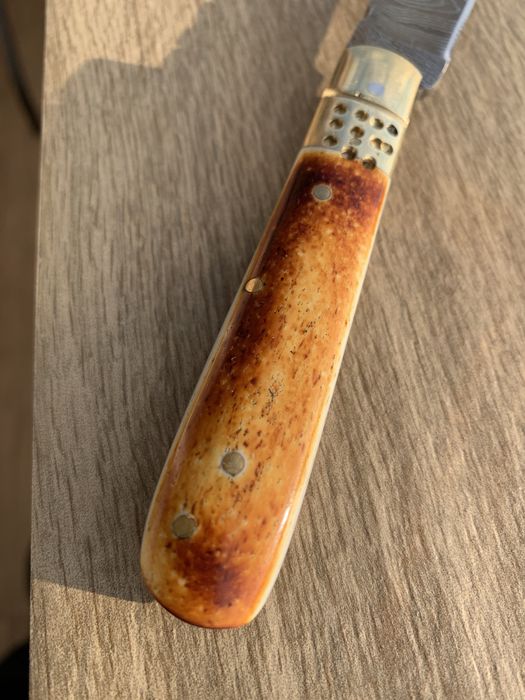 Сгъваемо ножче ръчно изработено