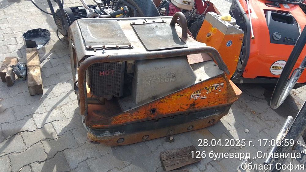 Виброплоча реверсивна 615 кг Wacker DPU7060 2009