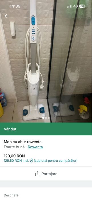 Mop rowenta in stare foarte buna