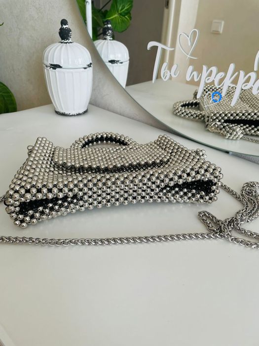 Сумка из бусин вечерняя