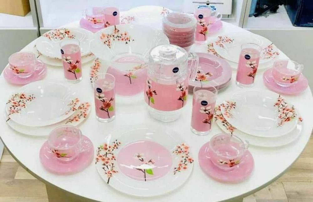 Набор пасуда Луминарк фирмаси оригинал махсулот хар хил ранглари бор