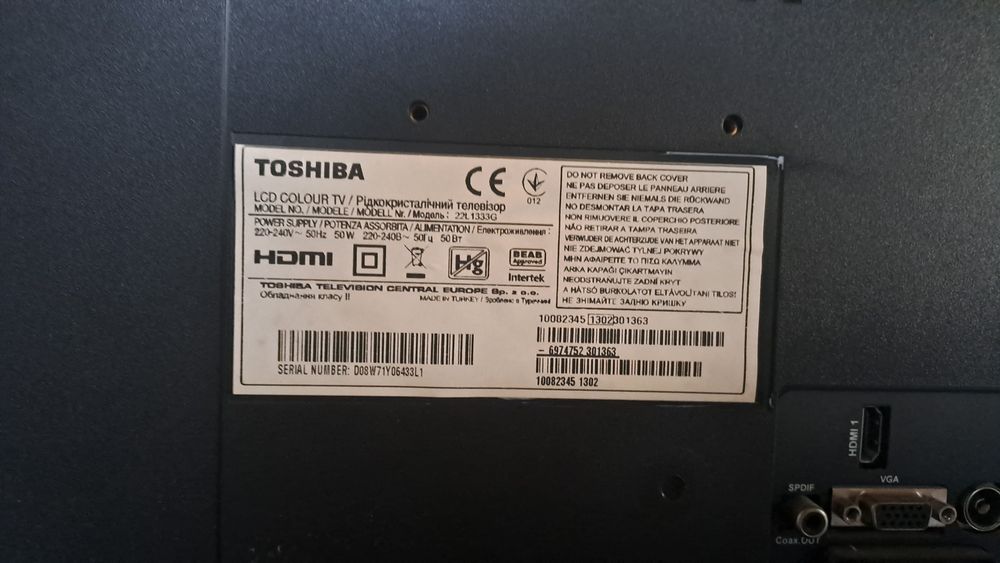 Телевизор Toshiba