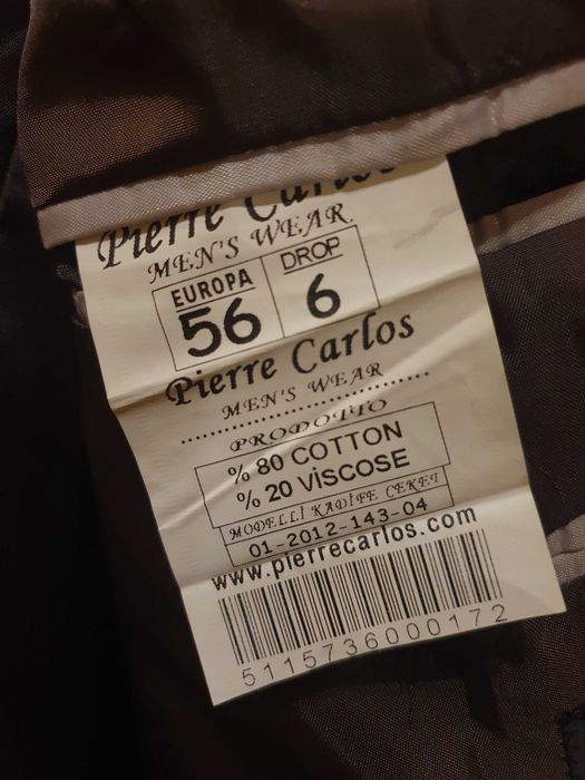 Sacou Pierre Carlos, maro, marime L, aproape nou