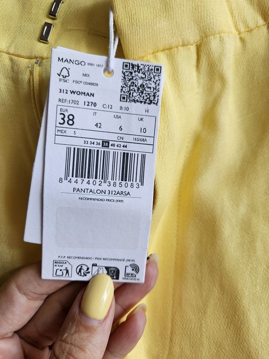Панталон лен Манго mango 38 размер