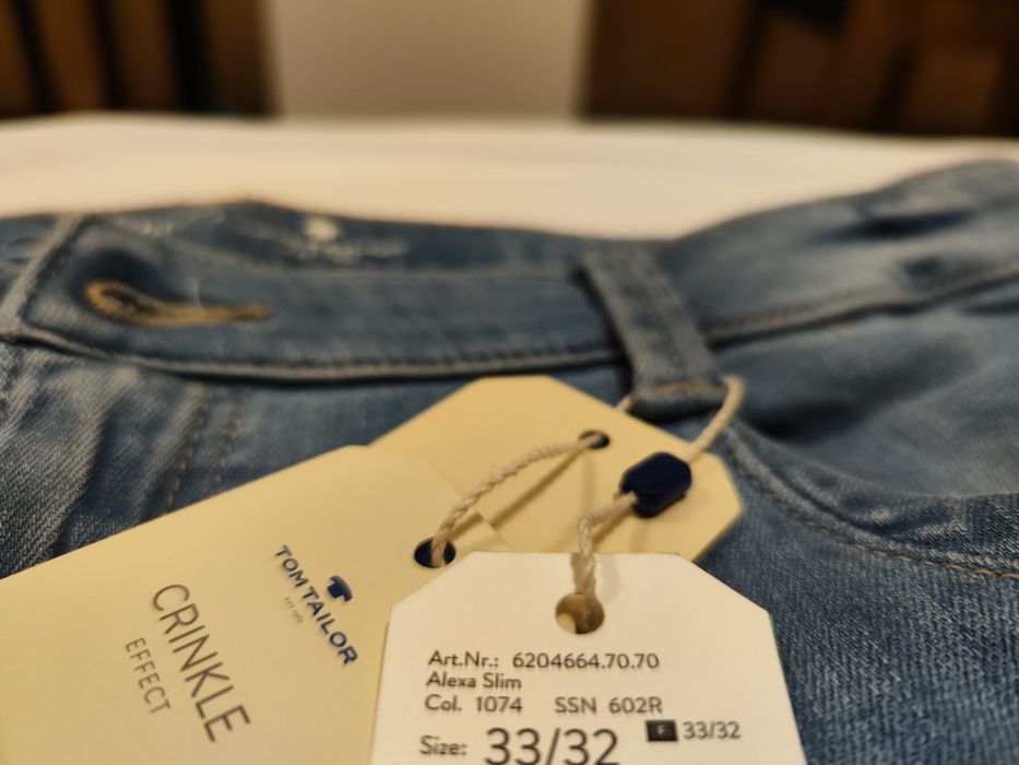 Дамски дънки Tom Tailor 33/32 нови