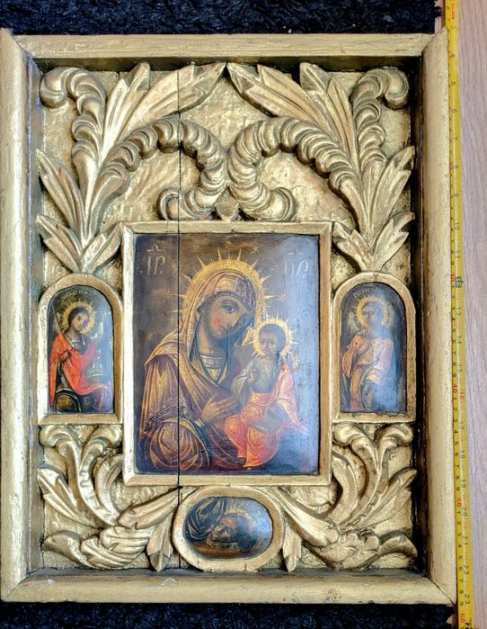 Icoană veche (tematică rusească sau lipovenească unică)