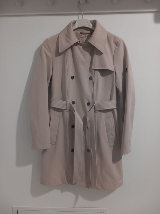 Trench roz pudră Calvin Klein