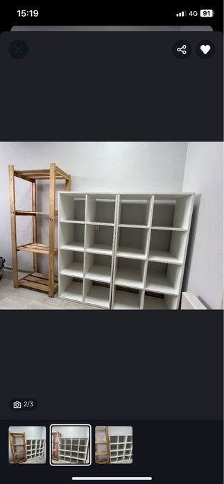 Продам стеллажи 3 штуки