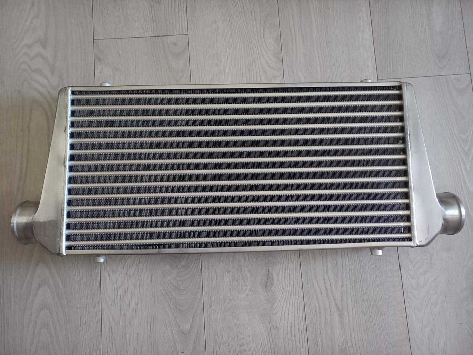 Челен интеркулер,сив,черен,600х300х76 3,0 ф76,кулер