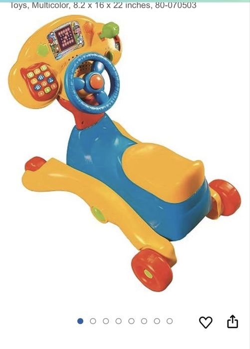 Играчка за люлеене и бутане - VTech Grow and Go Ride-on