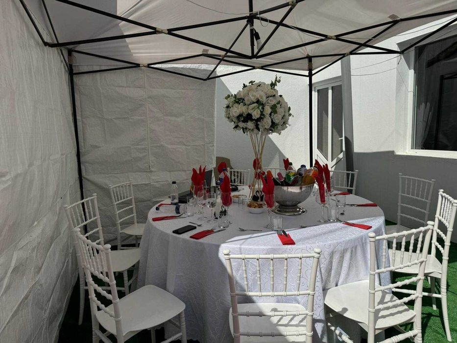 Inchiriem Corturi / Mese/Scaune pentru Petreceri și Nunti, Botezuri