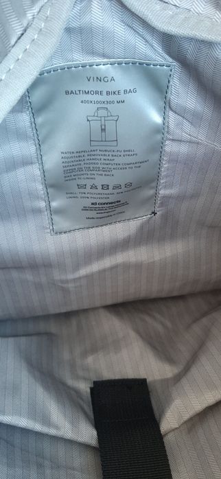 Rucsac VINGA impermeabil ptr. biciclisti/motociclisti