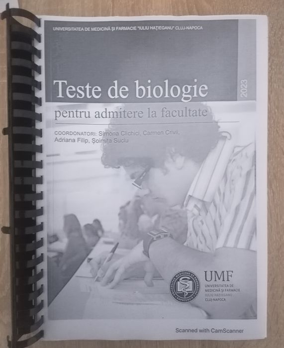 Culegere de grile pentru examenul de admitere