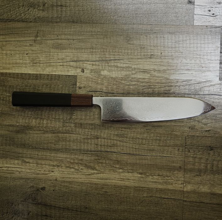 Cutit japonez santoku otel damasc