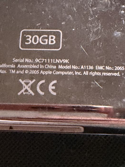 Ipod classic 30 gb!