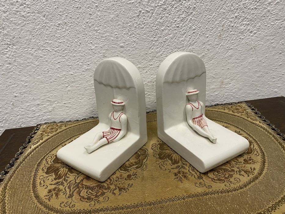 Стопери за книги Италия порцелан 1970-те плажна фигура