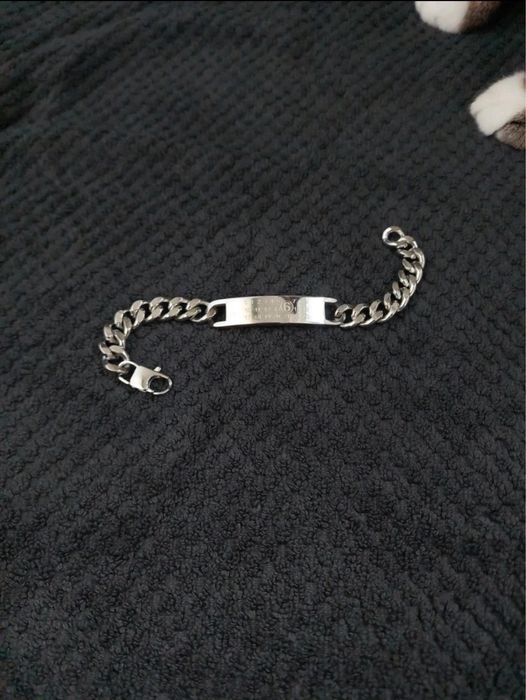 MM6 maison margiela cuban chain bracelet 20cm