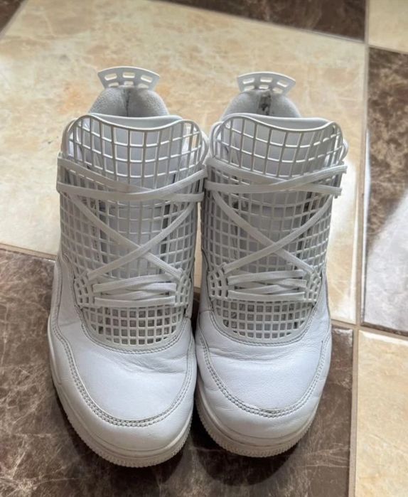 Air Jordan 4" Net - White/Metallic Gold