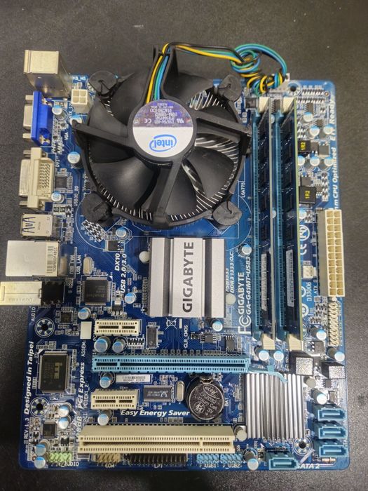 Дънна платка +  Процесор Q8200 4 ядрен + 8GB RAM DDR3